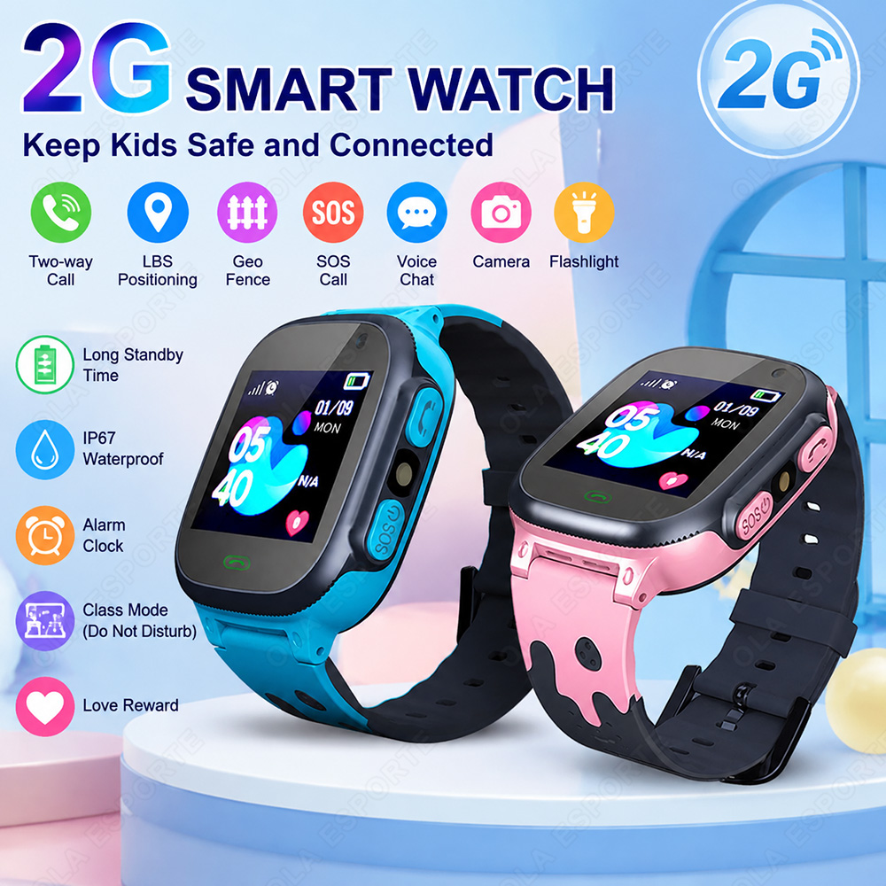 Smartwatch Watches For Girls - นาฬิกาอัจฉริยะสำหรับเด็ก รุ่นใหม่ หน้าจอสัมผัส HD รองรับการโทร เล่นเกม