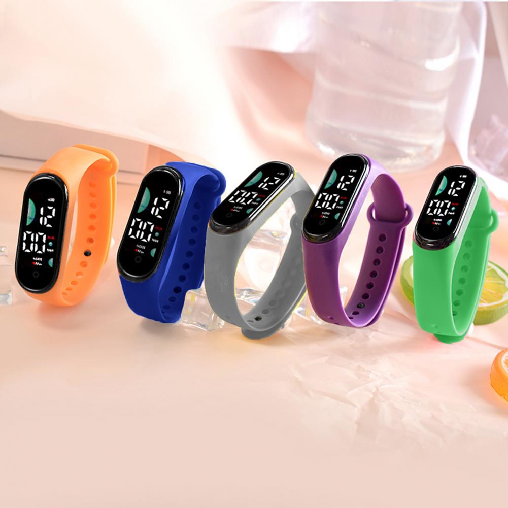 Smartwatch Watches For Girls - นาฬิกาเด็กของขวัญวันเกิดสําหรับเด็กสาวสมาร์ท LED ดิจิตอลการ์ตูนเด็กนาฬิกากันน้ํานาฬิกาข้อมือ reloj niño