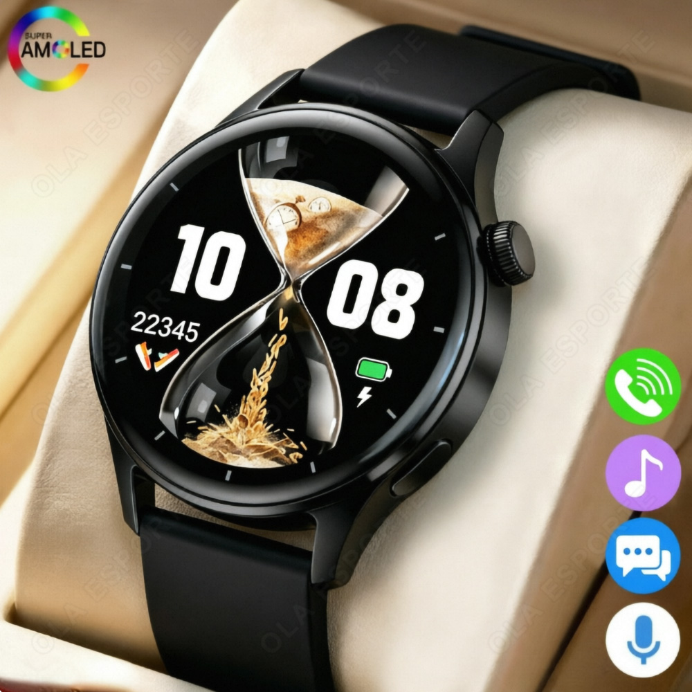Watches Ladies Smartwatch - 2026 ใหม่สมาร์ทวอทช์ผู้ชายผู้หญิงอัตราการเต้นของหัวใจการนอนหลับการตรวจสอบสุขภาพบลูทูธพูดคุยสุภาพสตรีกีฬาสมาร์ทวอทช์สำหรับแอนดรอยด์ ไอโอเอส HW12
