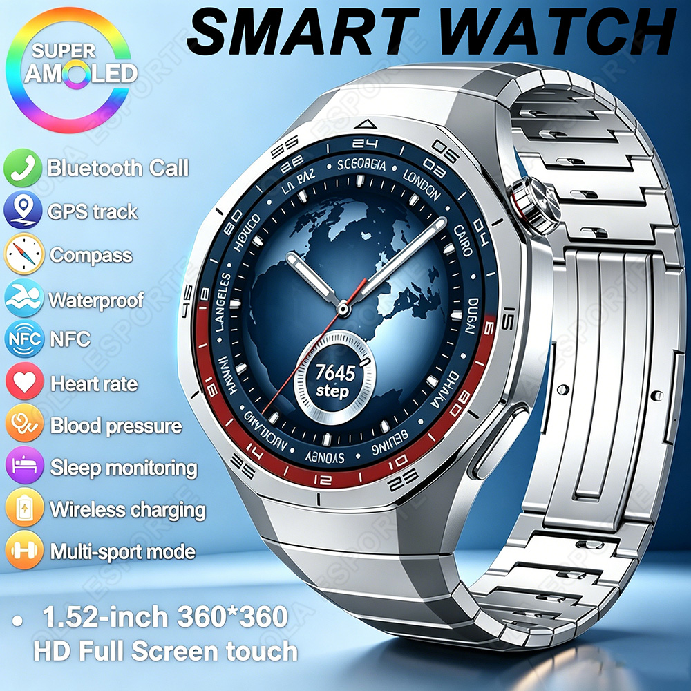 Smartwatch Watches For Girls - 2026 ใหม่สมาร์ทวอทช์บลูทูธโทรออกติดตามการออกกำลังกายเล่นเพลงเครื่องตรวจสุขภาพสมาร์ทวอทช์สำหรับผู้ชายผู้หญิงสายคู่ HW12