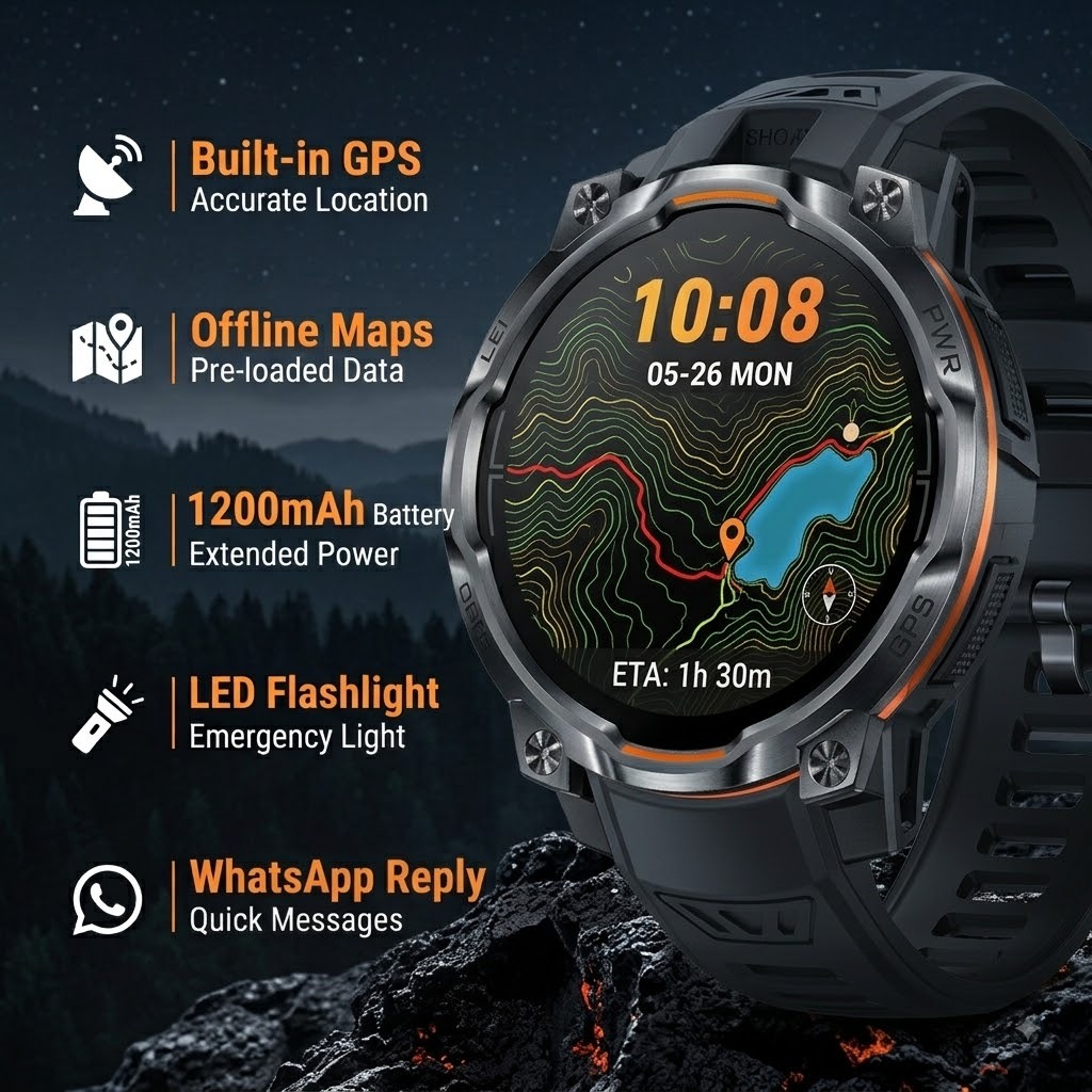 Watch Vs Smartwatch - สมาร์ทวอทช์สำหรับกีฬากลางแจ้งรุ่น Ultra ปี 2026 มี GPS