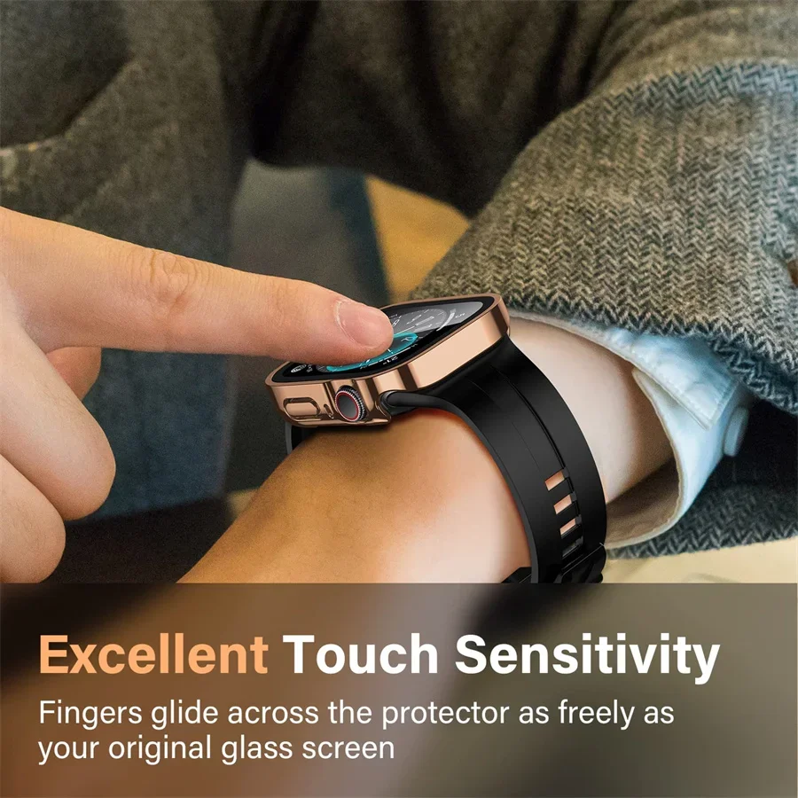 แก้ว + ฝาครอบสําหรับ Apple Wat - Smartwatch Watches For Girls บทวิจารณ์และราคา