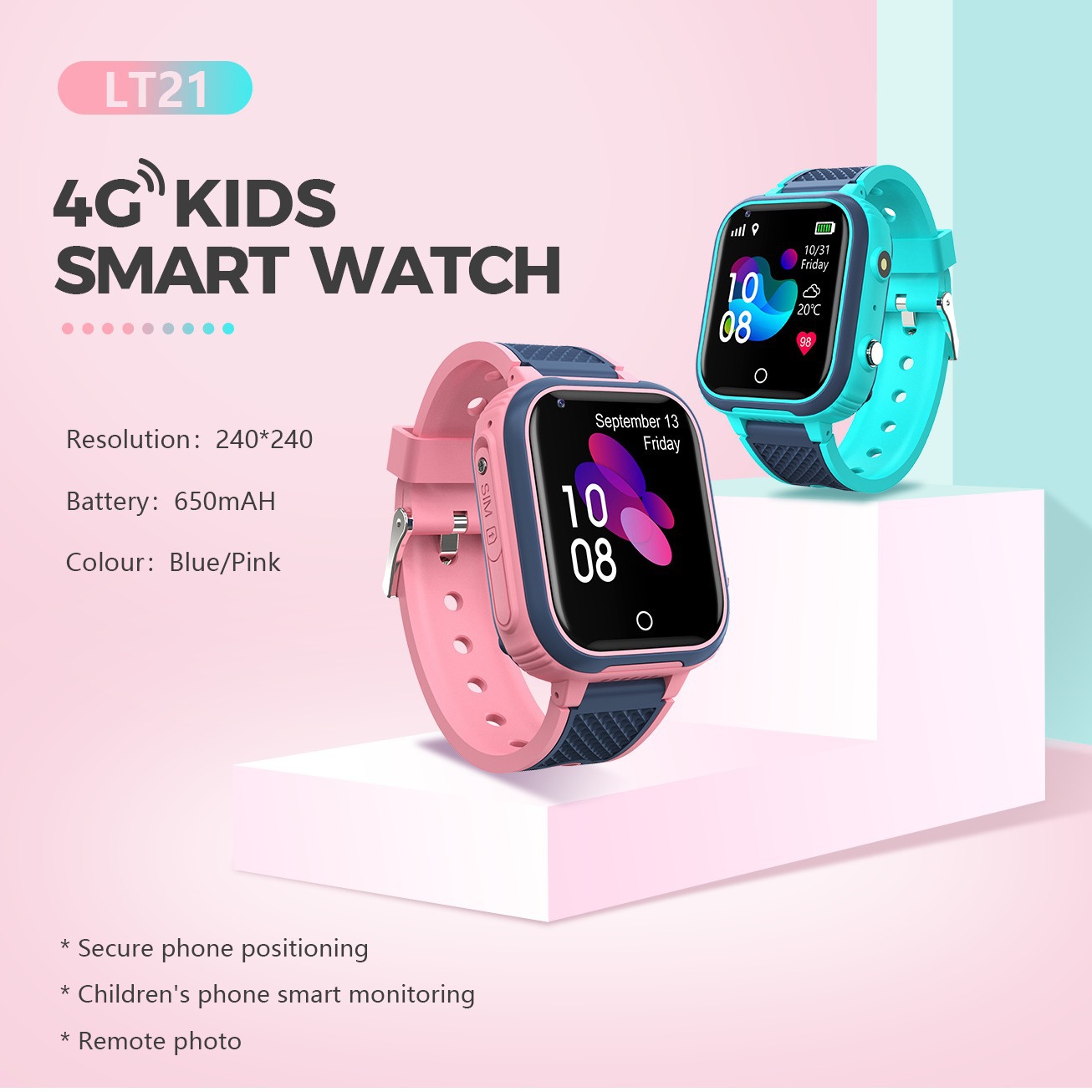 นาฬิกาสมาร์ทวอทช์สำหรับเด็ก รุ - Smartwatch Watches For Kids With Gps บทวิจารณ์และราคา