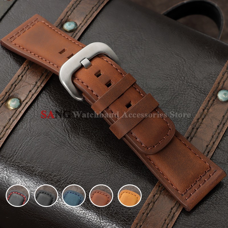 สายนาฬิกาหนังวินเทจขนาด 28 มม. - Watches Rolex Smartwatch บทวิจารณ์และราคา