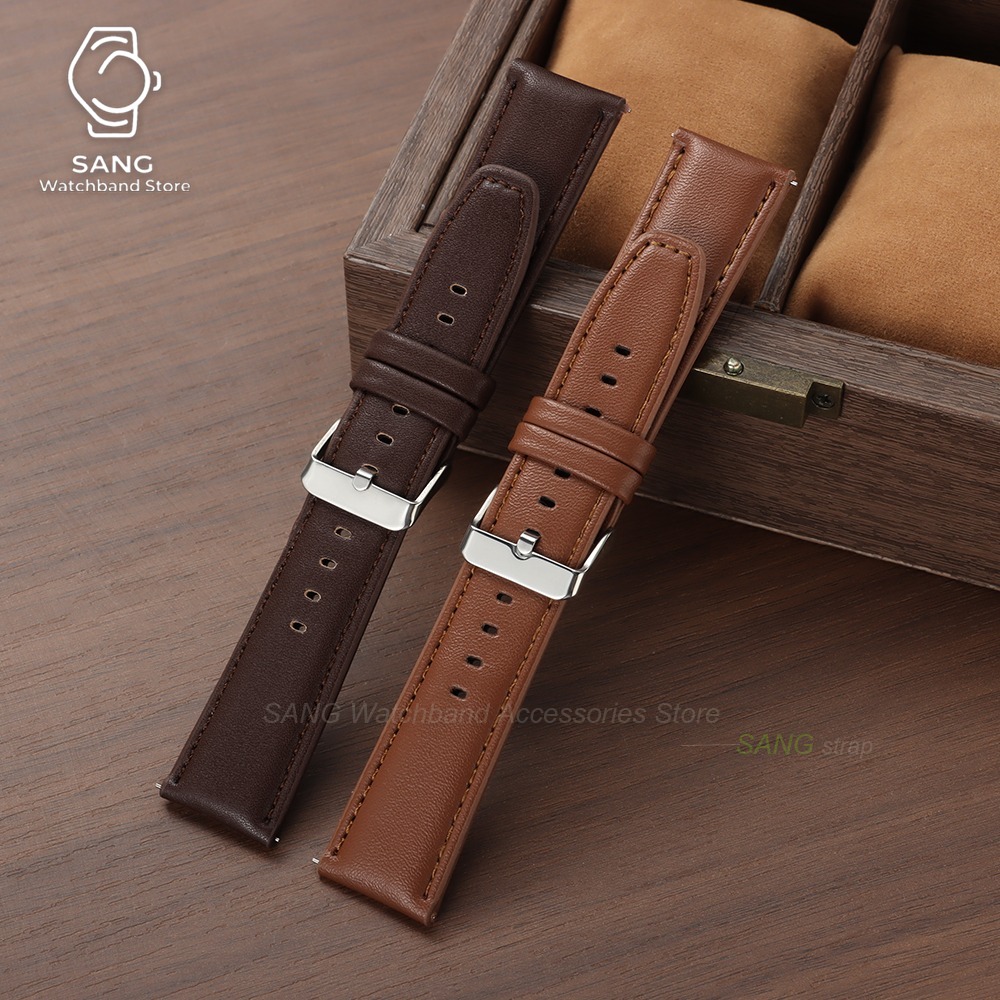 สายนาฬิกาหนัง 20/22 มม. สำหรับ - Smartwatch Vintage Watches For Women บทวิจารณ์และราคา
