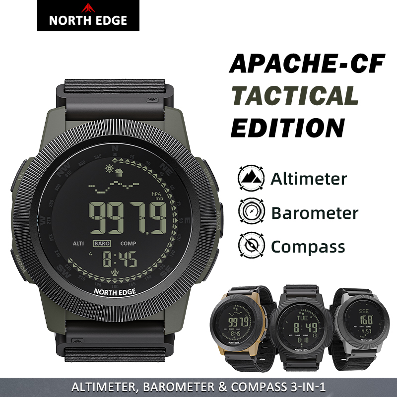 นาฬิกาดิจิตอลสำหรับผู้ชาย NORT - Altimeter Compass Watch บทวิจารณ์และราคา