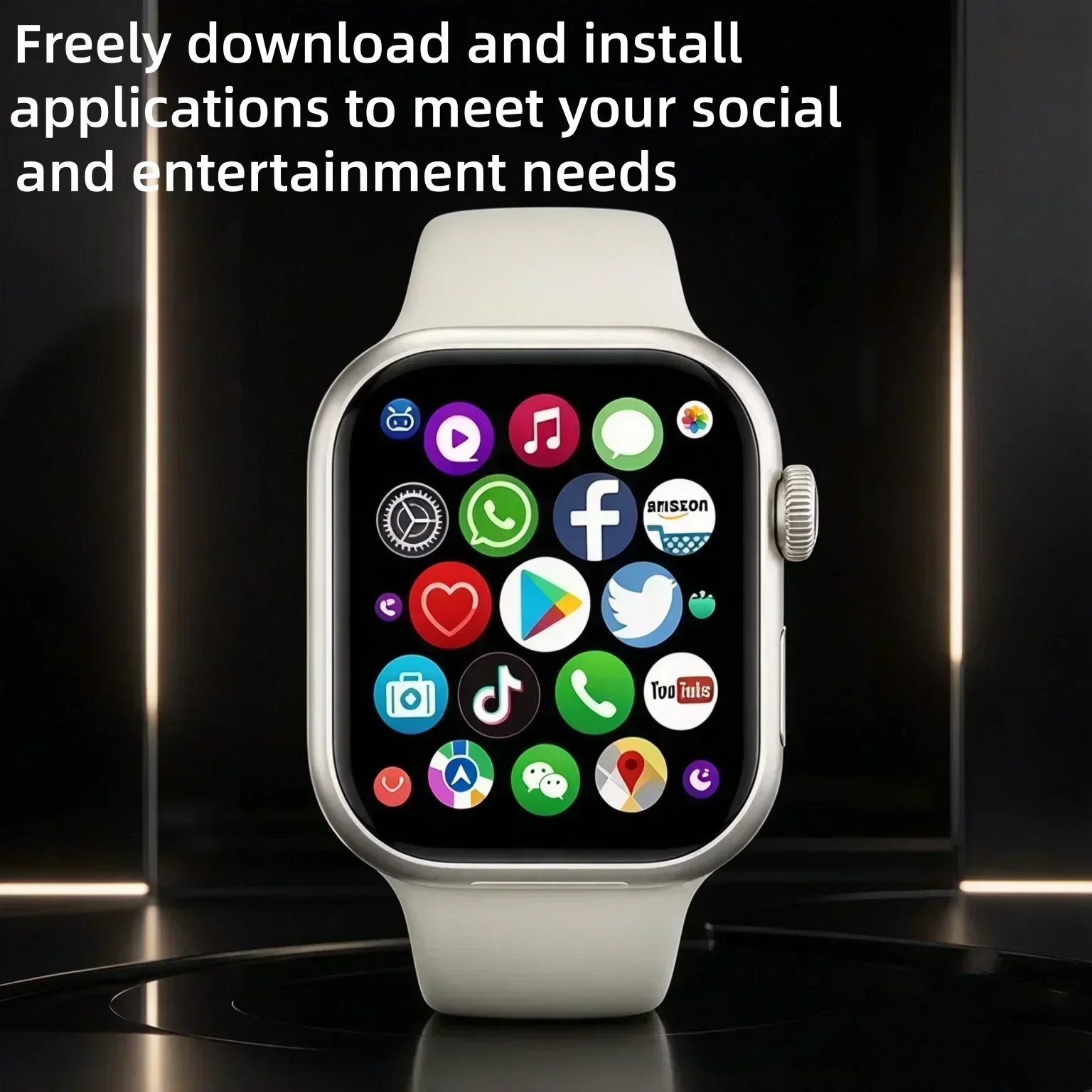M9U สมาร์ทวอทช์ระบบแอนดรอยด์ 1 - Smartwatch Watches For Women With Gps บทวิจารณ์และราคา