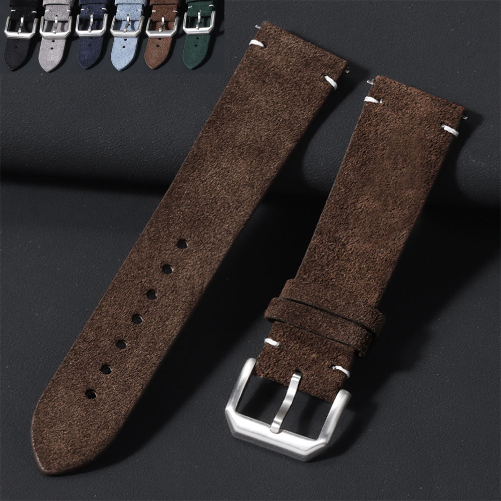 20 มม.22 มม.หนังนิ่มหนังสายนาฬ - Smartwatch Vintage Watches For Women บทวิจารณ์และราคา