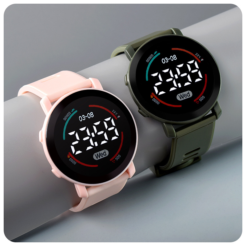 นาฬิกา LED แฟชั่นกีฬา นาฬิกาดิ - Smartwatch Watches For Girls บทวิจารณ์และราคา