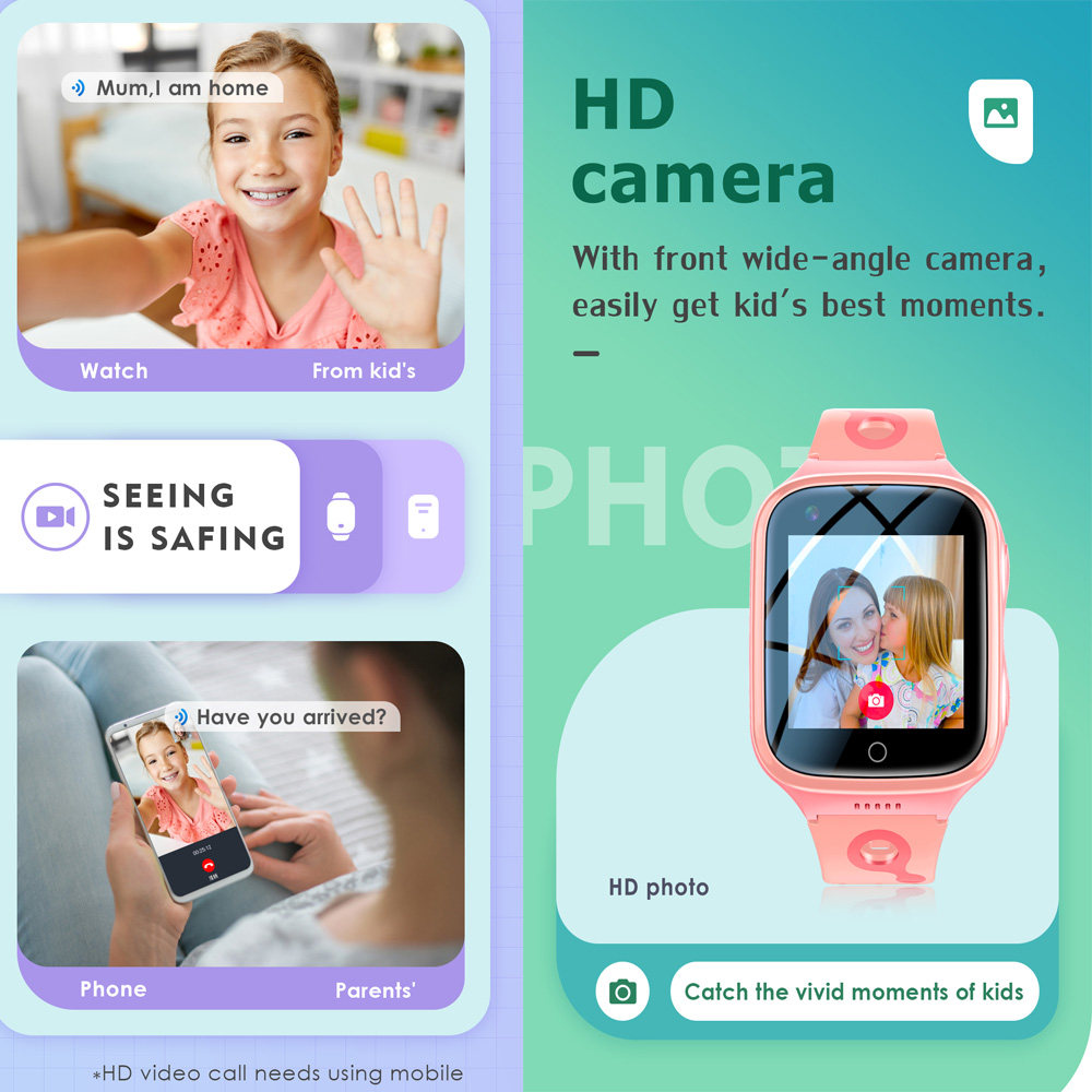 สมาร์ทวอทช์ 4G สำหรับเด็ก มี G - Smartwatch Watches Price บทวิจารณ์และราคา