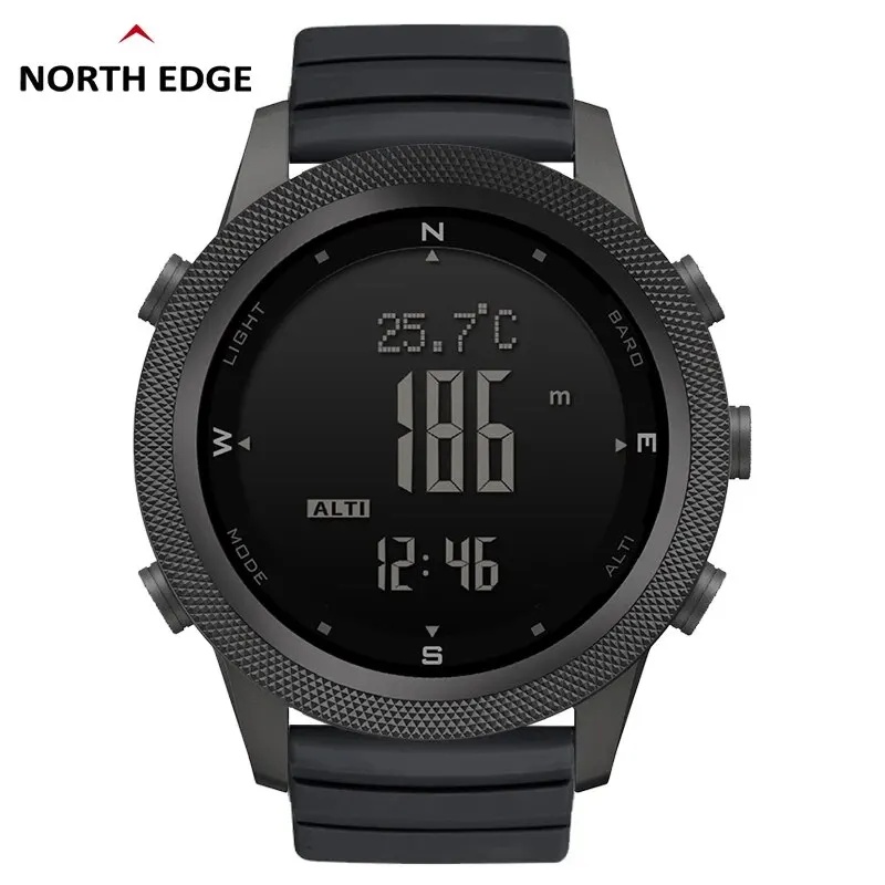 นาฬิกาดิจิทัลสำหรับผู้ชาย NORT - Altimeter Compass Watch บทวิจารณ์และราคา