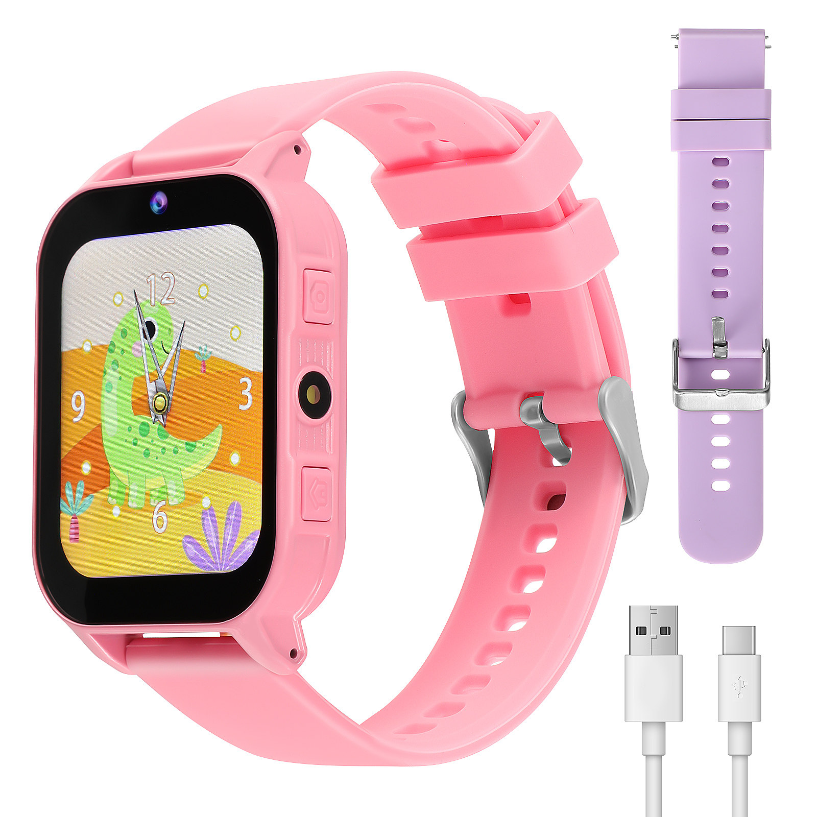 นาฬิกาสำหรับเด็กพร้อมเกม นาฬิก - Smartwatch Digital Watches For Kid Girl บทวิจารณ์และราคา