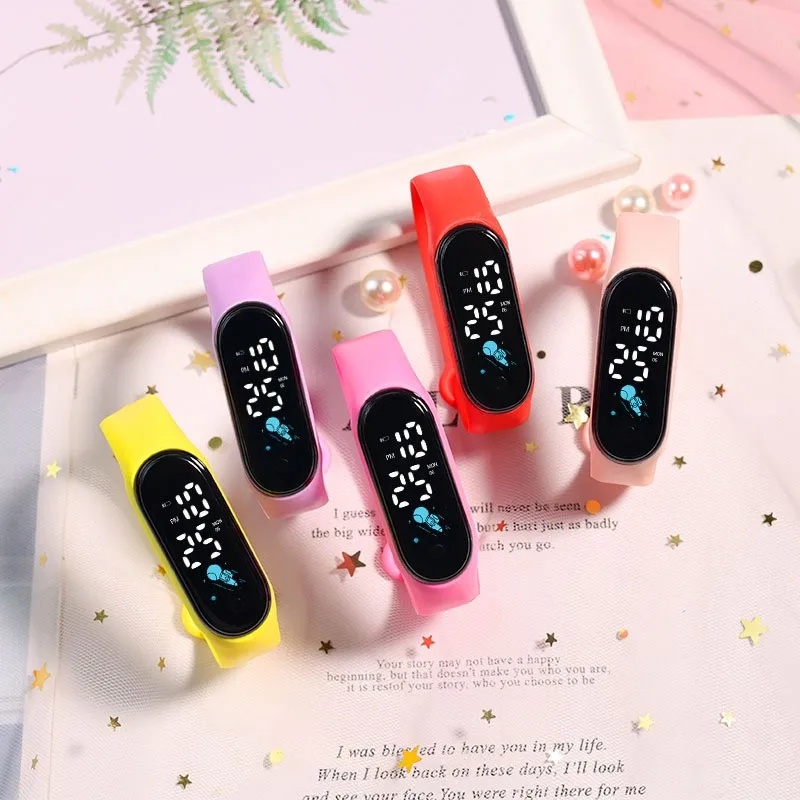 Kawaii สมาร์ทวอท์ชสําหรับเด็กแ - Smartwatch Digital Watches For Kid Girl บทวิจารณ์และราคา