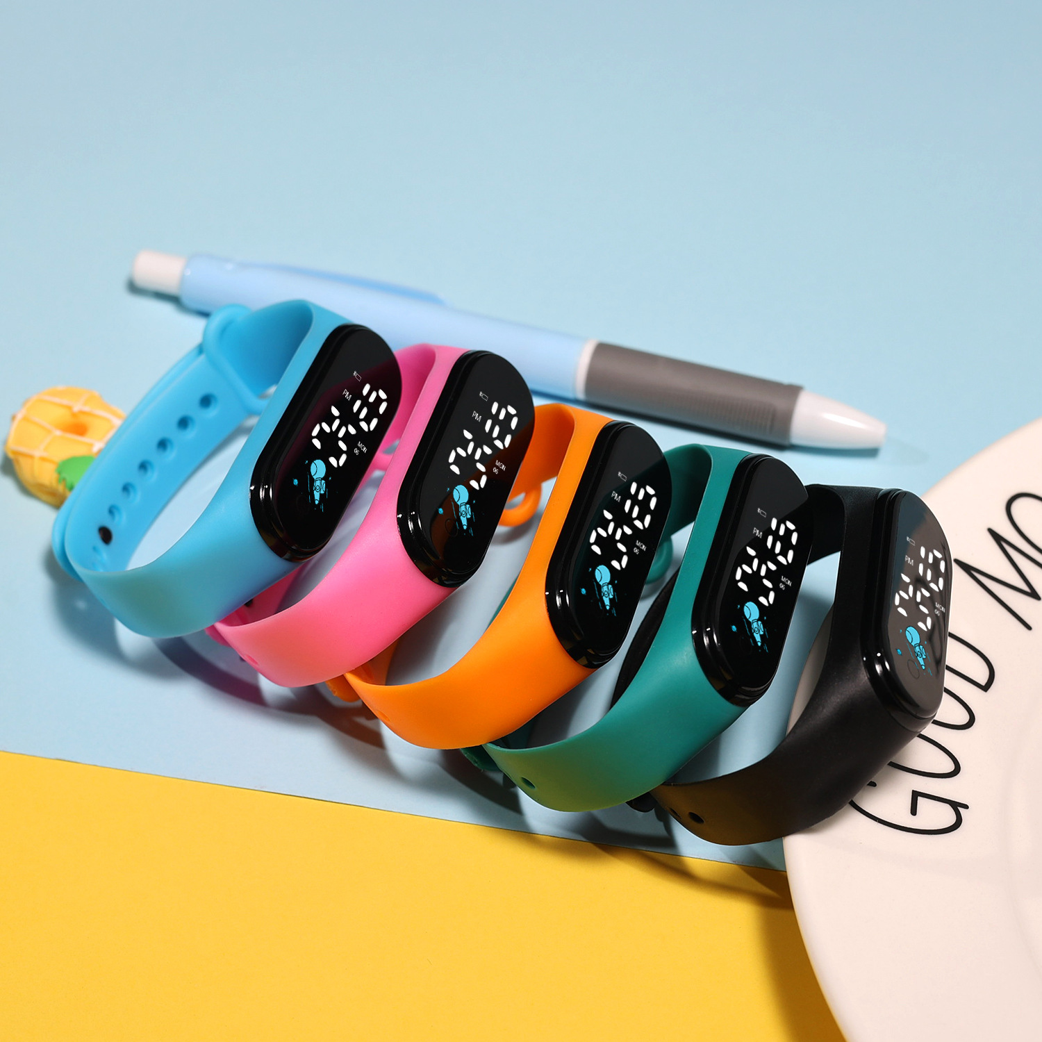 Kawaii สมาร์ทวอท์ชสําหรับเด็กแ - Smartwatch Digital Watches For Kid Girl บทวิจารณ์และราคา
