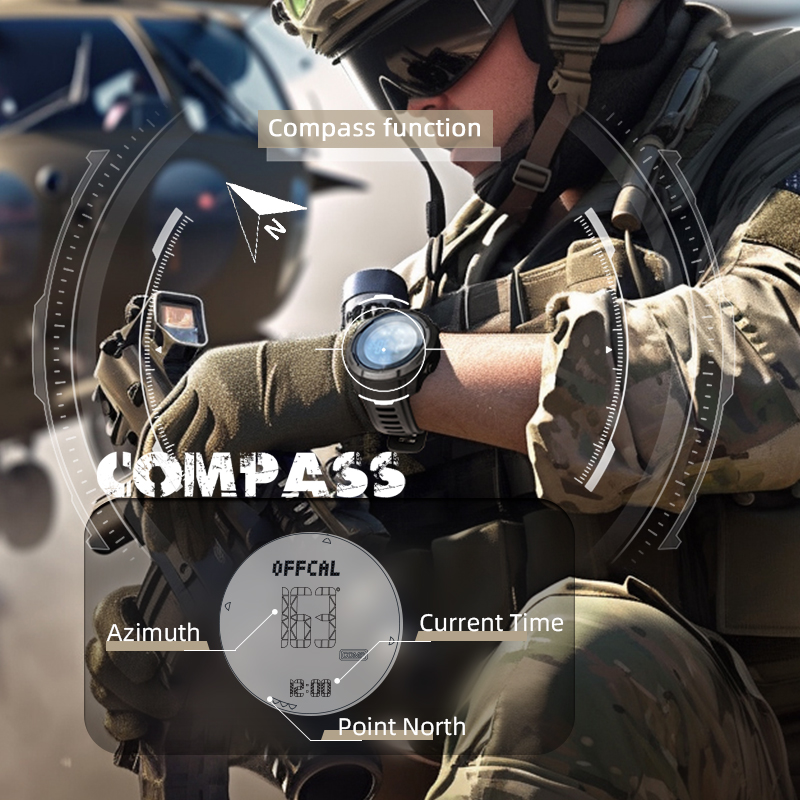 นาฬิกาข้อมืออิเล็กทรอนิกส์อเนก - Altimeter Compass Watch บทวิจารณ์และราคา